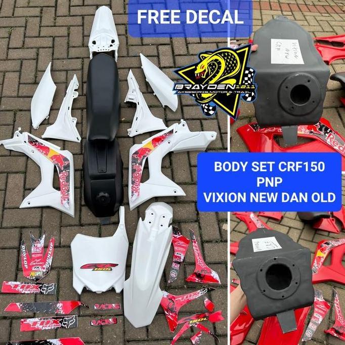 PREMIUM bodyset trail crf150 pnp vixion new vixion old / body set trail vixion