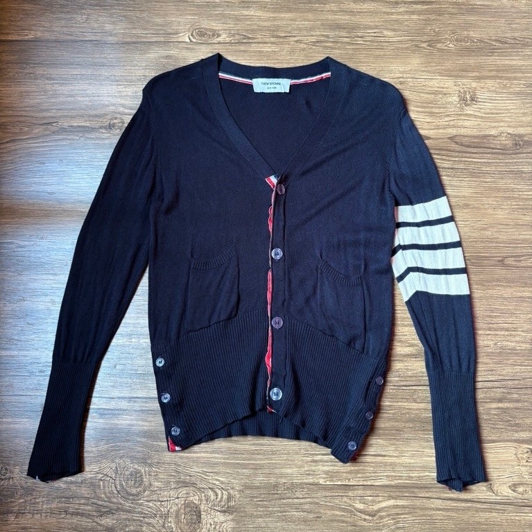 fashion thom browne cardigan
