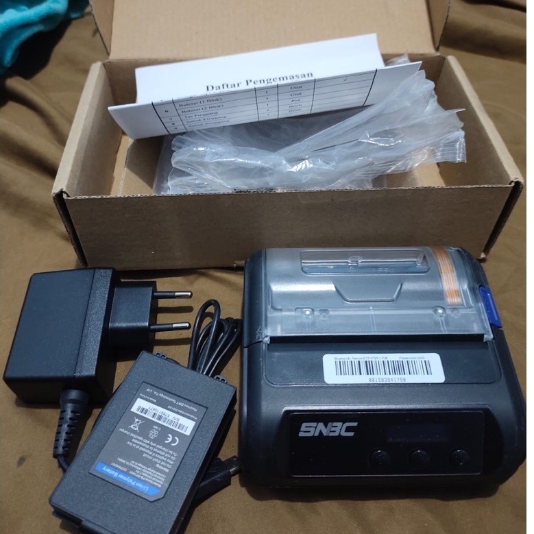 Printer Thermal Bluetooth 80mm Snbc Portable