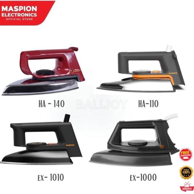 Setrika Listrik Maspion / Gosokan Setrika Maspion Ori Anti Lengket / Automatic Iron - setrika maspio