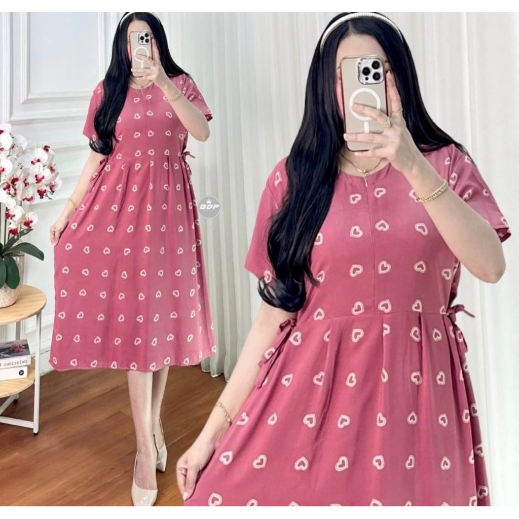 NEW Daster Lolly Pink, LD 110 All size