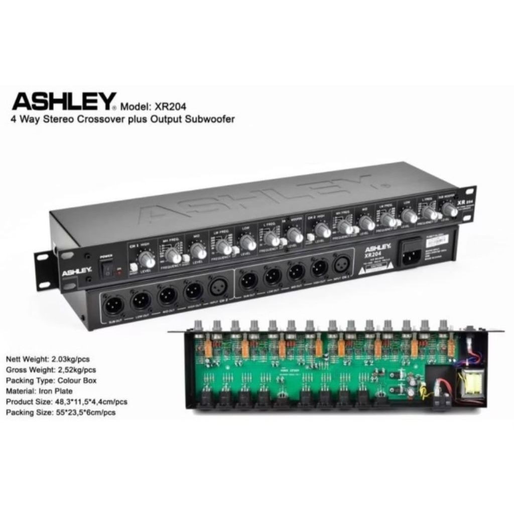 CROSSOVER ASHLEY 4WAY 4 WAY XR204 XR 204 ORIGINAL BERGARANSI RESMI ASHLEY