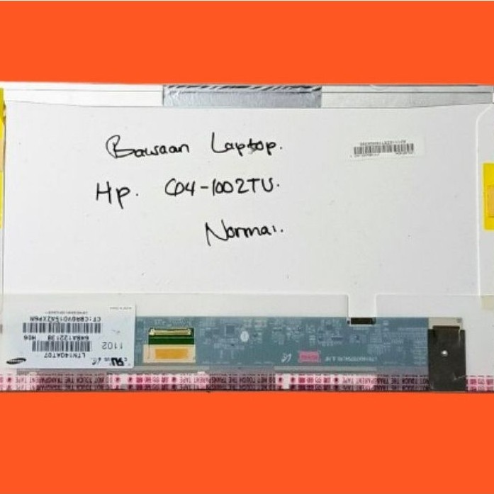 Lcd 14 inch 40 pin tebal bawaan laptop Hp Pavilion G4-1002TU Normal