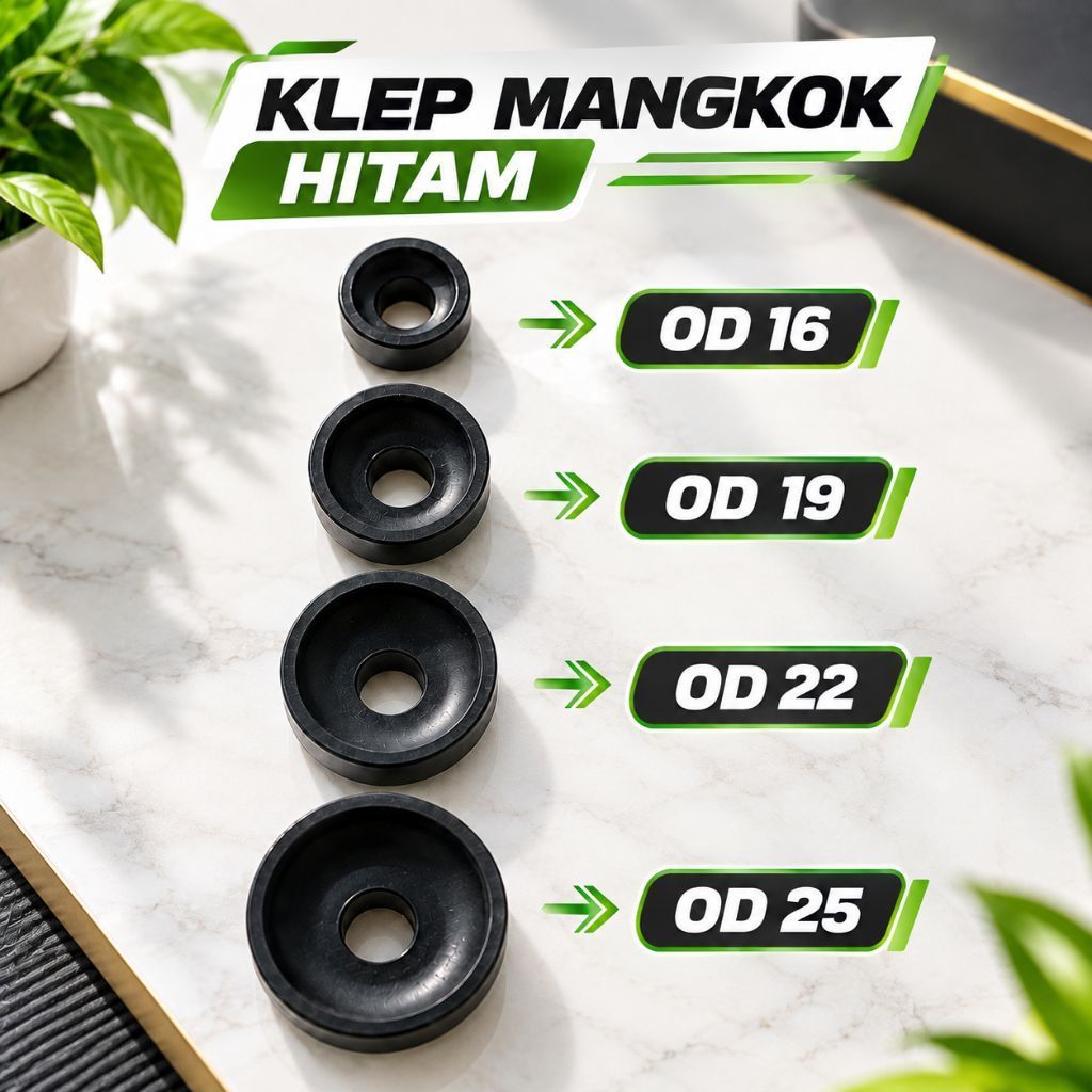 Klep Mangkok Gjlk Pipa / OD 16 OD 19 OD 22 OD 25