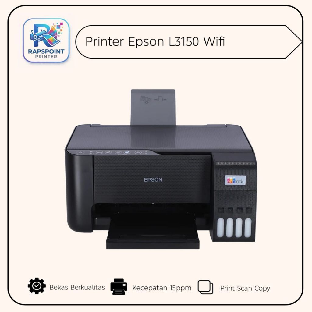 Printer Epson L3150 Second Print Scan Copy Wireless