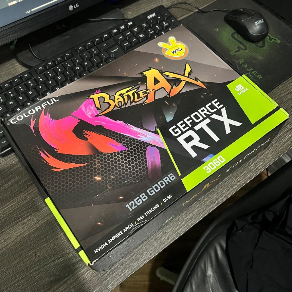 RTX 3060 12GB Colorful fullset segel