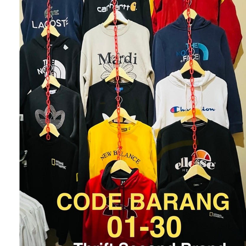 CN HOODIE SECOND BRAND                          KODE 1-30