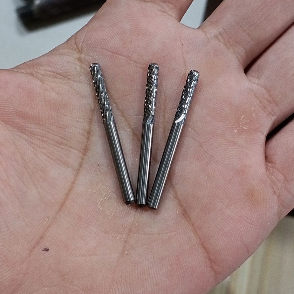 bor tuner carbide 3×3/mata tuner rotary tuner gagang 3mm