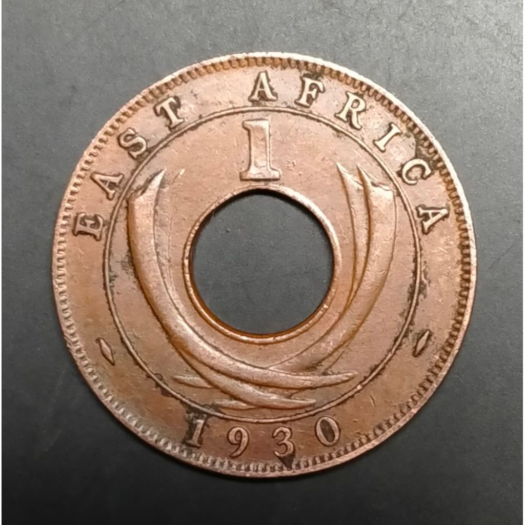 Uang Koin Kuno East Africa 1 Cent 1930 Negara Afrika Timur