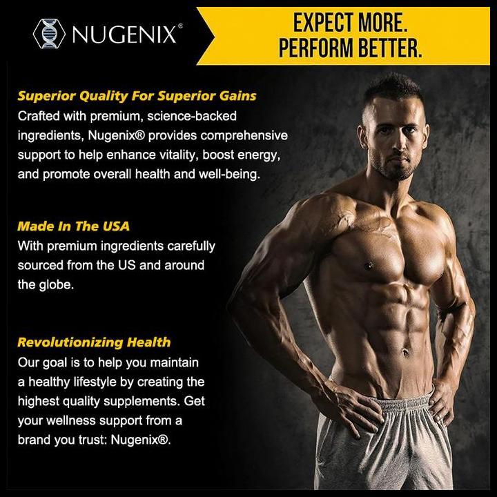 Nugenix Creatine, Dukung Kekuatan & Daya Tahan, Tingkatkan Performa Latihan