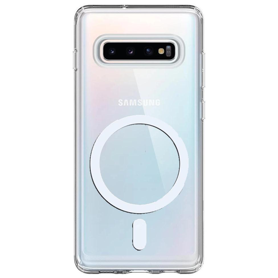 NEW PORODUK CASE SAMSUNG S10E S10 S10 PLUS MAGSAFE TPU CLEAR KORI BUMPER MAGNETIC ARMOR TRANSPARAN C