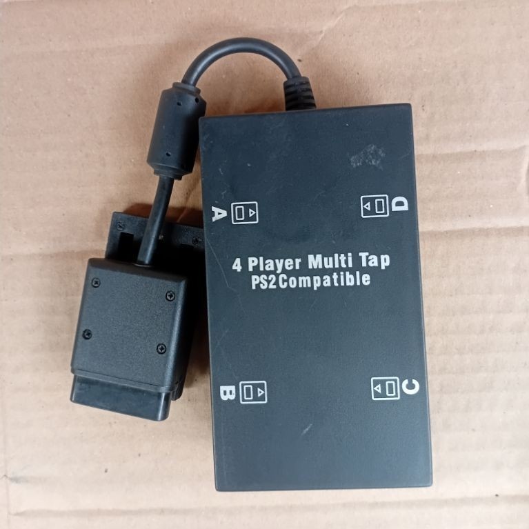 ​Multitap PS2 Colokan Stik 4 Player Kompatibel PS2 - Kondisi Untested

