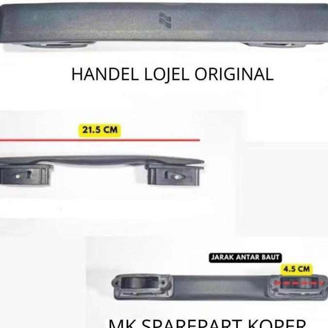 Handle koper Lojel 21,5cm Original,Gangang koper lojel cubo,octa,voja Rando dll