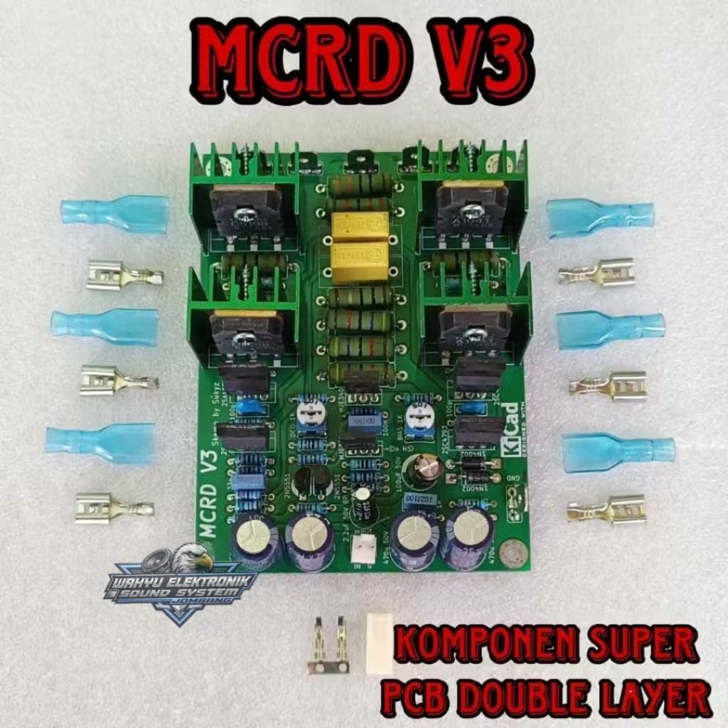 Driver New MCRD V3 Balap PCB Double Layer Komponen Ori