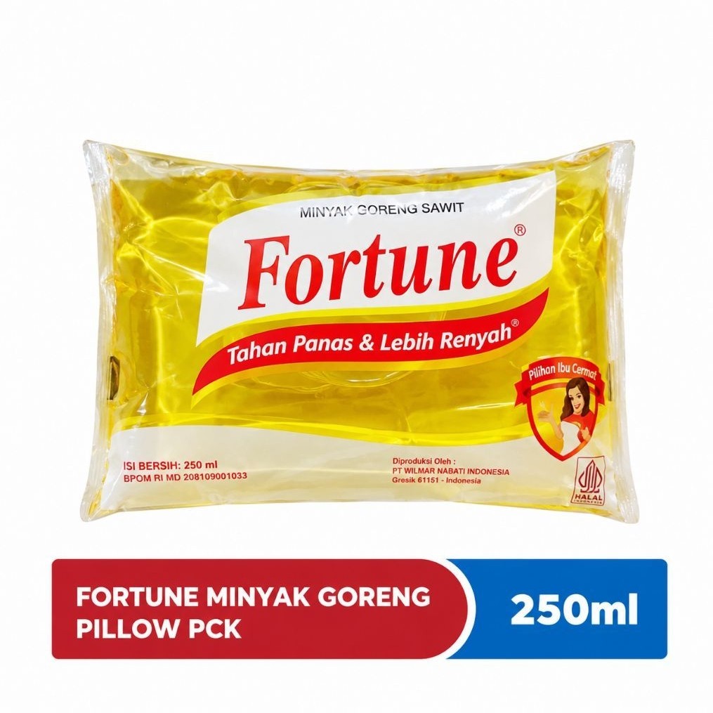 Fortune minyak goreng pillow pack 250ml