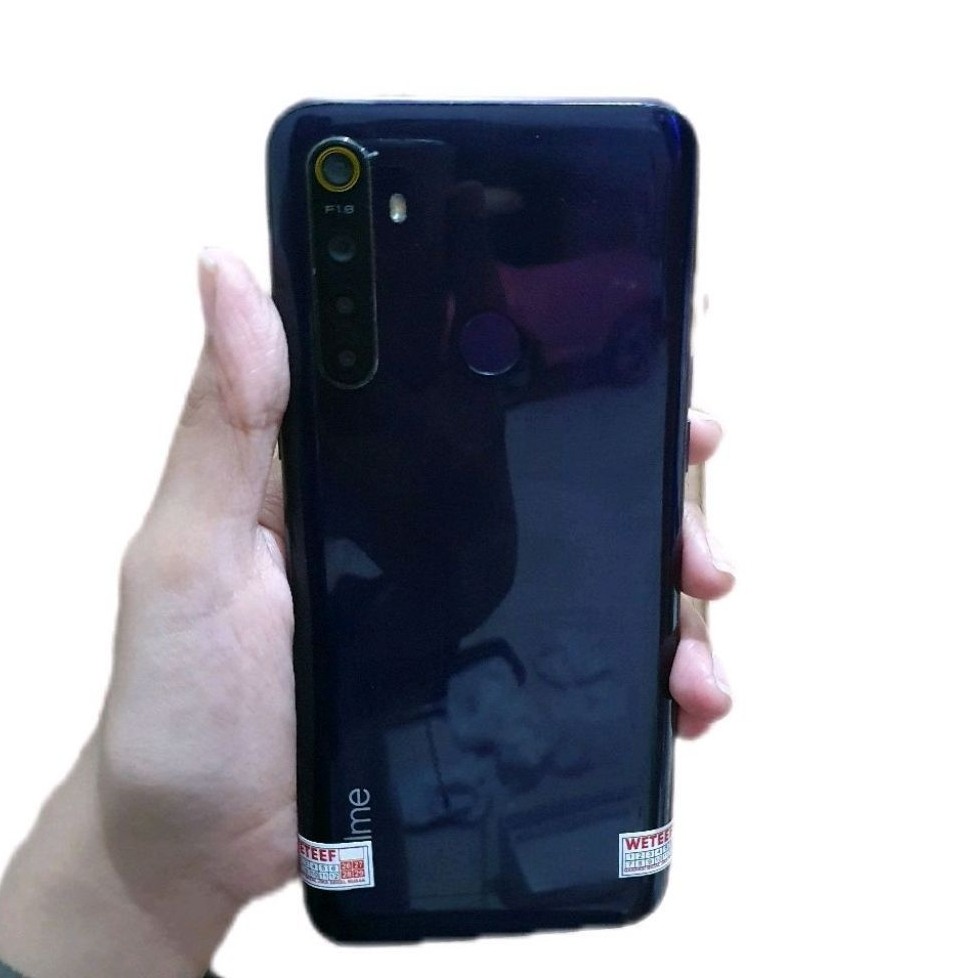 Termurah HP REALME 5 RAM 3/64GB EX RESMI REALME BEKAS FUNGSI NORMAL LENGKAP PERFORMA BAIK,