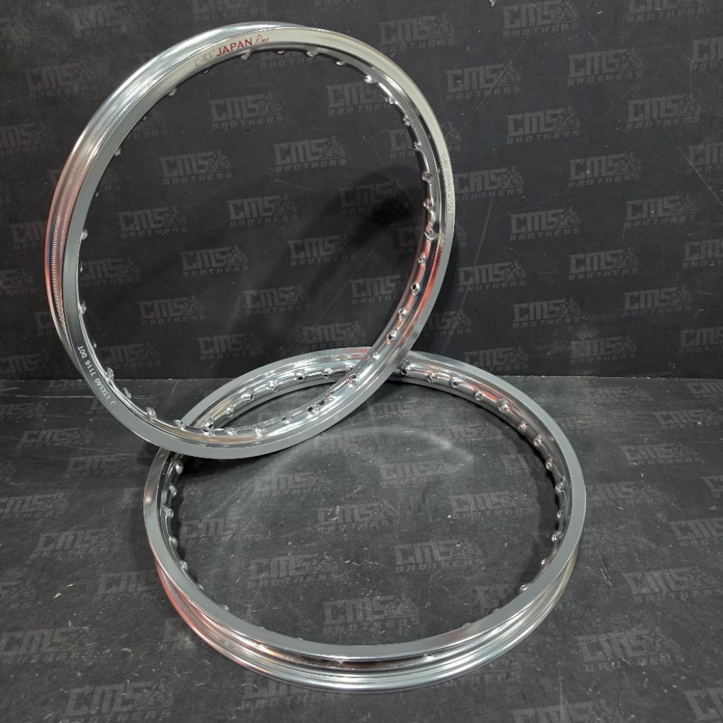 Velg Aloy CRV Japan 18 x 160 Silver Kilat 1set 2pc