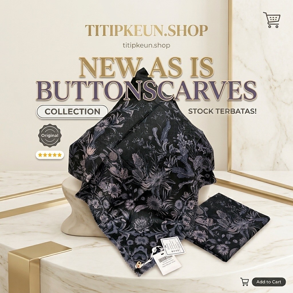 BUTTONSCARVES AS IS NO BOX MINOR DEFECT WAREHOUSE SALE