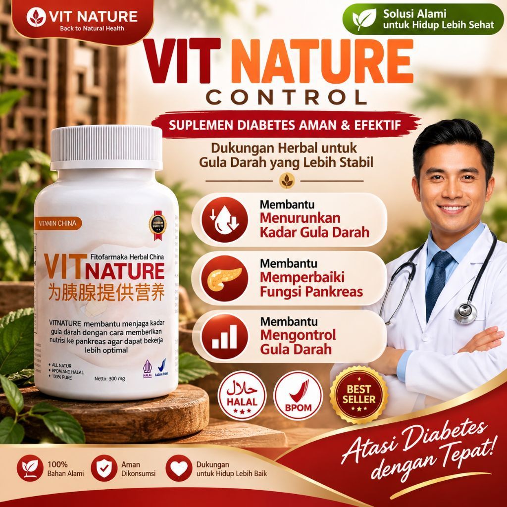 VitNature kapsul Fitofarmaka Herbal China 30 kapsul BPOM Halal