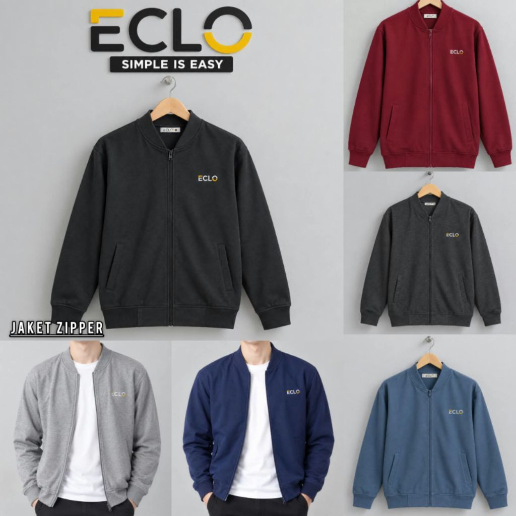 Jaket Zipper/resleting Eclo