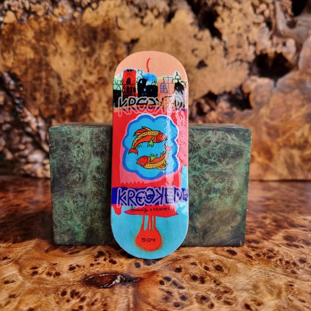 KROOKED //02 deck fingerboard maple wood