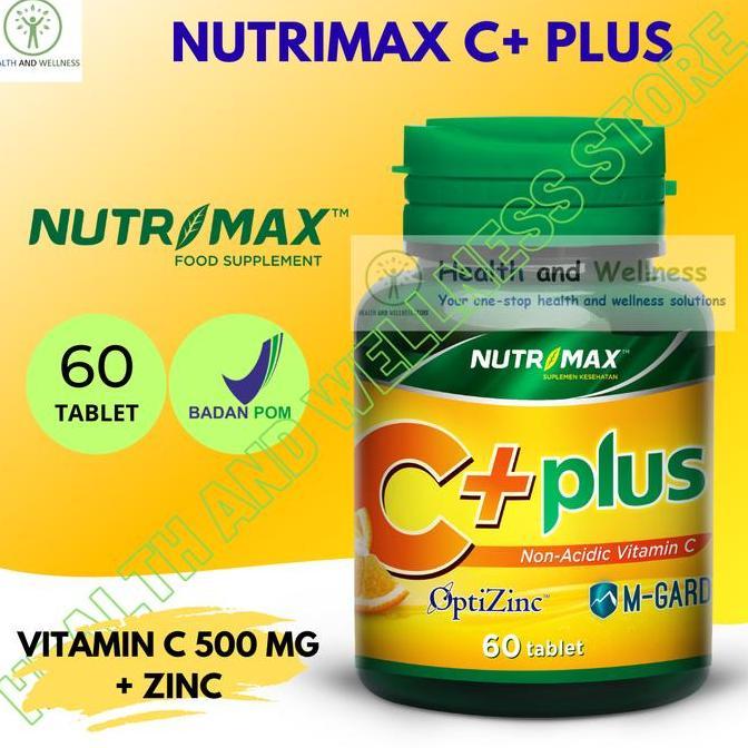 Maximal- Nutrimax Vitamin C C Max 1000 Mg C Plus 500 Mg Junior Phytogreen Zinc