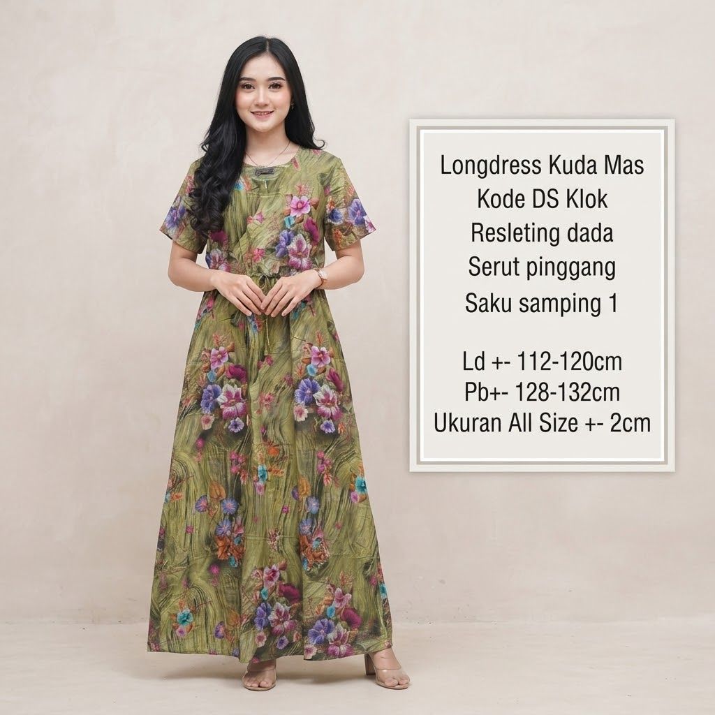 Longdress kuda mas klok Couture