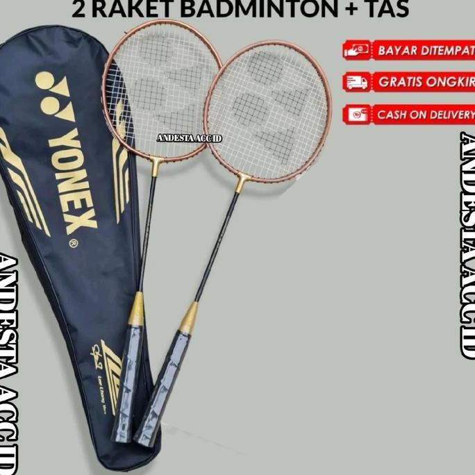 Yonex- Raket Bton Anak Carbonex 9 Paket Lengkap