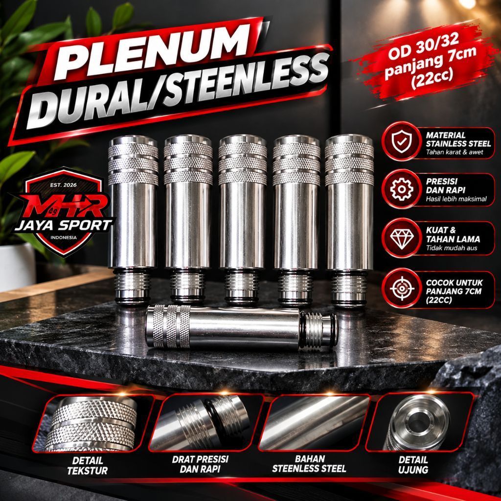 Plenum dural dan steenless OD30-OD32