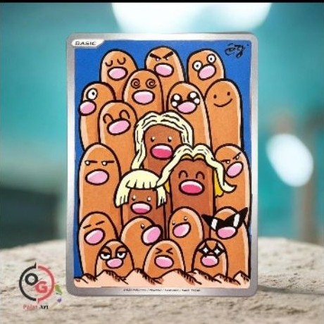 kartu pokemonart alolan dugtrio