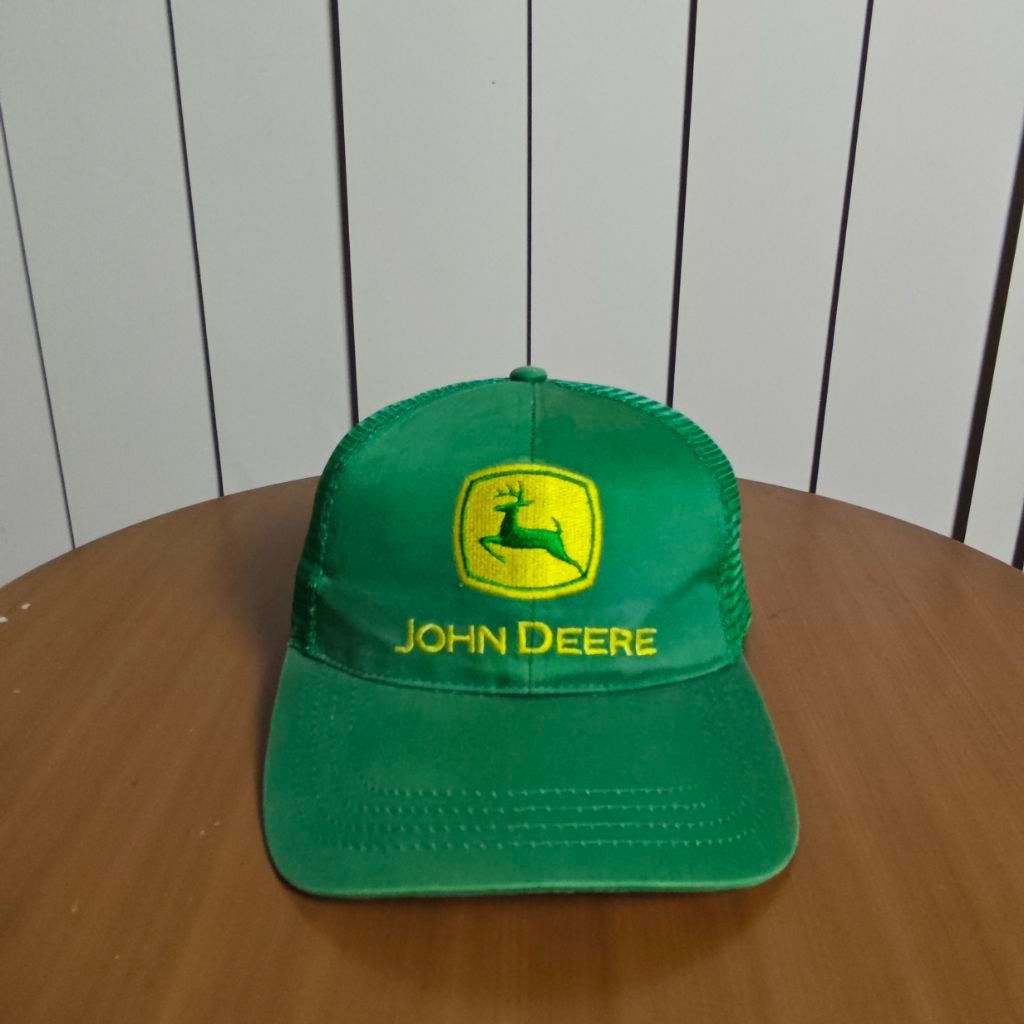 Topi Trucker John Deere Vintage Green
