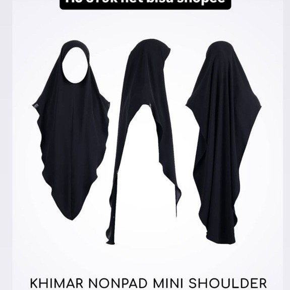 Preloved khimar nonpad mini shoulder aljenna