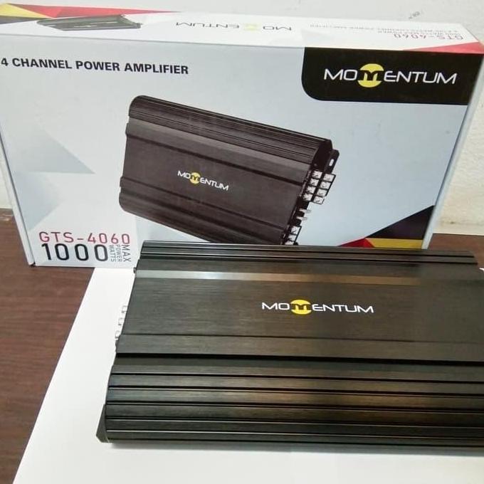 AUDIOCUPU / Power Amplifier 4 Channel MOMENTUM GTS-4060 4 CH / POWER MOMENTUM 4 CHANNEL MOMENTUM GTS