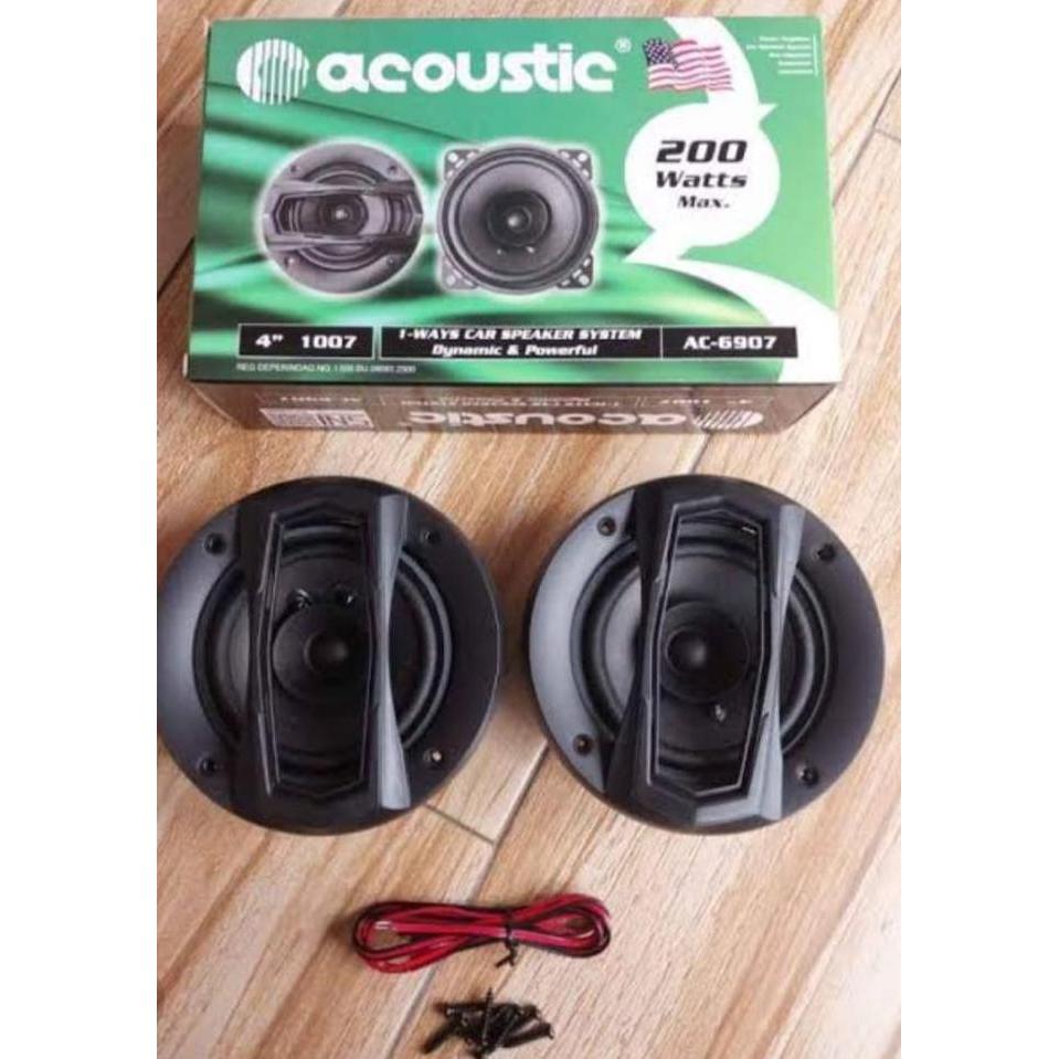 (Pku_Imp) Speaker mobil 4 inch ACOUSTIC AC 1007