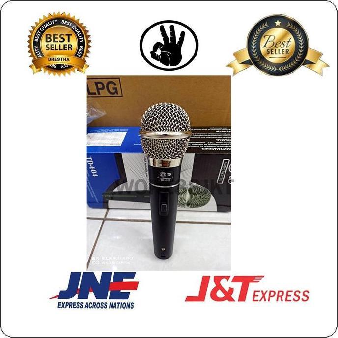 Woke88jkt MIC karaoke , Mic Kabel , MICROPHONE Twindog , TD , 604