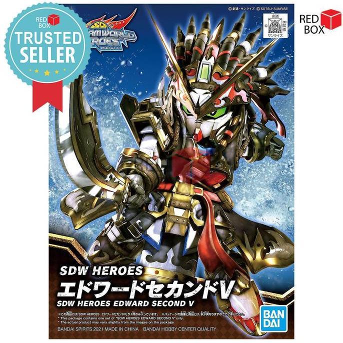 gundam SD Edward Second V Gundam SDW Heroes 05 Bandai Original Gunpla World Victory