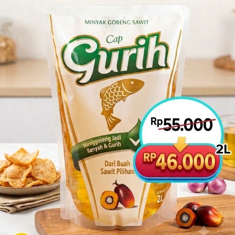 Minyak Goreng Gurih 2L