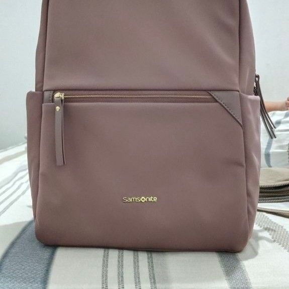 (Preloved) Tas Ransel Laptop Wanita Samsonite Pink Wanita Prudence Strap ORIGINAL