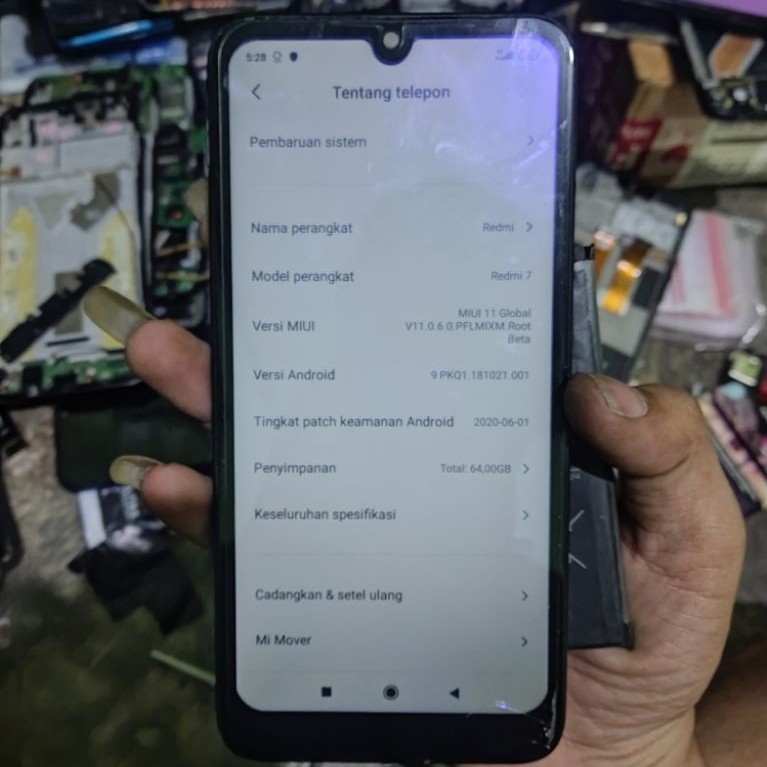 mesin redmi 7 original normal