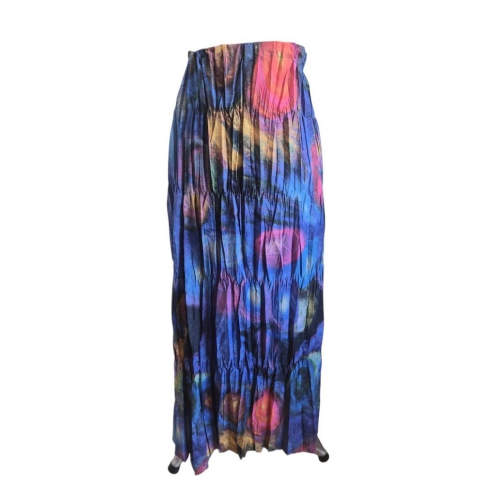 issey miyake wrinkled pleated skirt