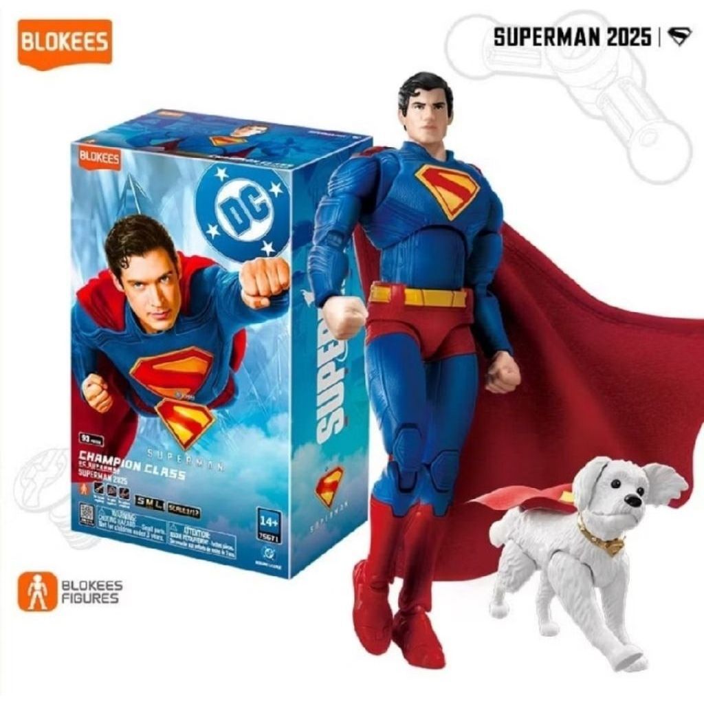 blokees Superman DC champion class mainan action figure original