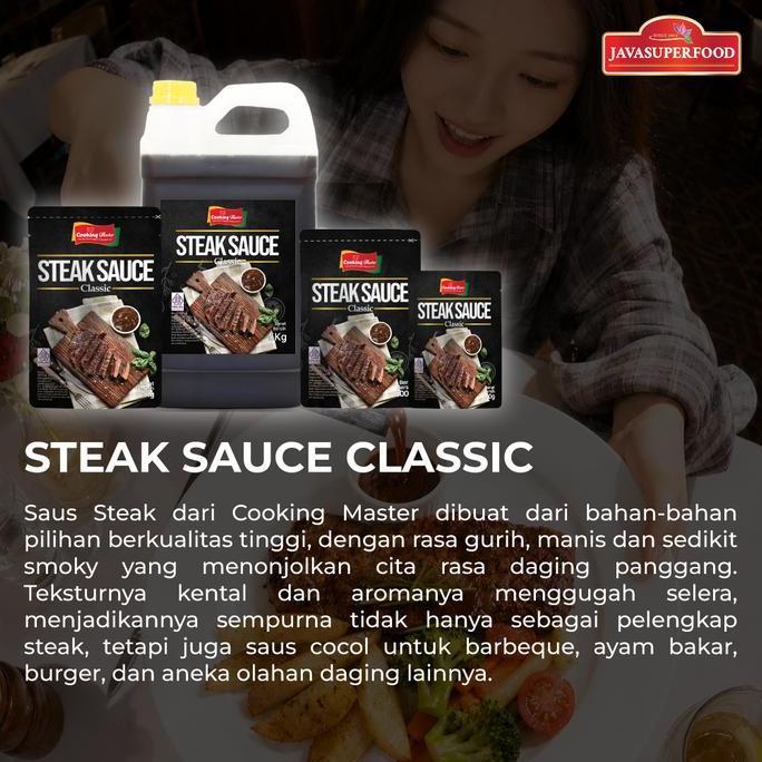 Cooking Master/ Steak Sauce/ Saus Steak/ Sauce Steak Halal 500g
