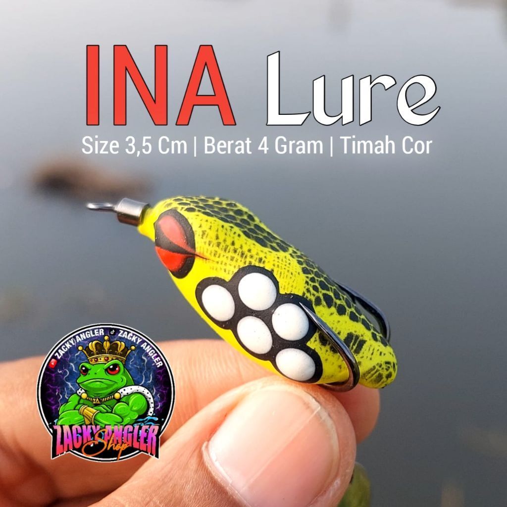 Soft Frog Mini INA Lure 3,5 Cm Umpan Casting Gabus