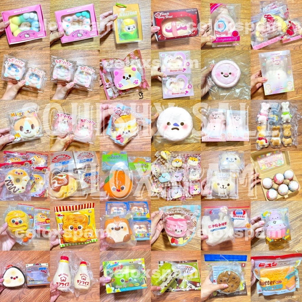SALE SQUISHY (IBLOOM, CDN, MIDO SQUISHY, LISA SQUISHY, SWEETBUNS) BATCH 2