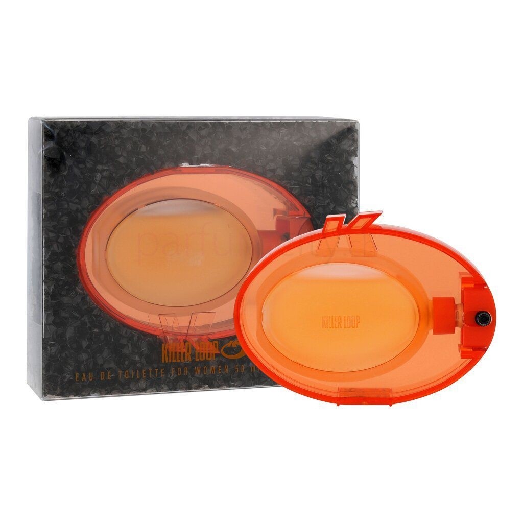 Parfum ORIGINAL OLD STOK wanita dan pria Killer Loop Eau De Toilette botol oranye
