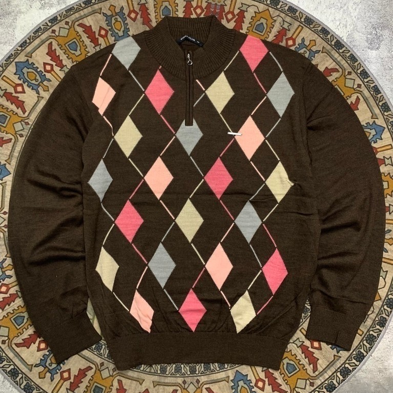 Halfzipp knitwear windy club