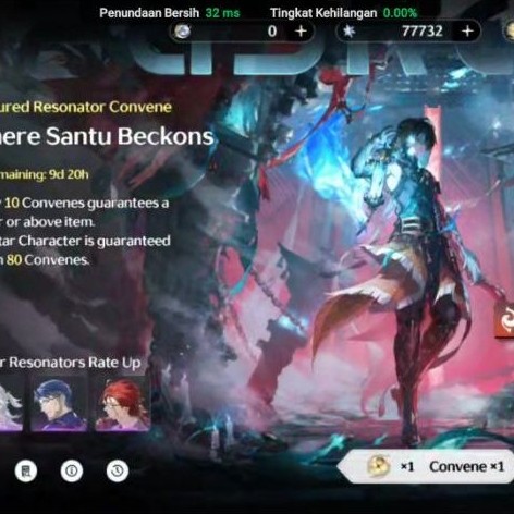 akun reroll wuthering waves 77.000 astrite murah