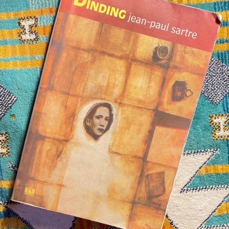 BUKU DINDING JEAN PAUL SARTRE ORIGINAL PRELOVED