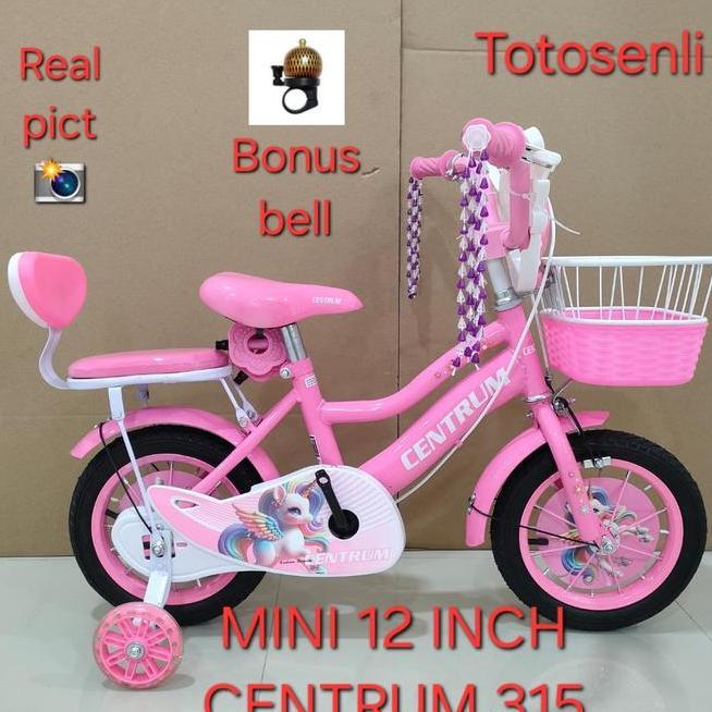 Sepeda Anak Perempuan 12 Inch Centrum 315 Sepeda Anak Perempuan Pony