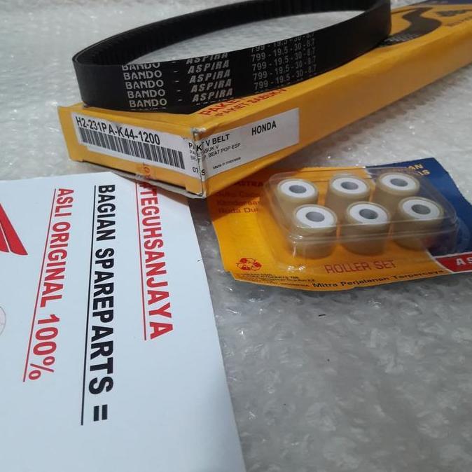 Afraneksoo - Van Belt V Belt V-Belt 1 Set + Roller Beat Esp / Beat Pop Esp Aspira